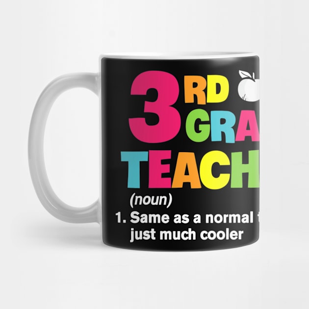 3rd Grade Teacher Definition Tee Funny School Gift by Ortizhw